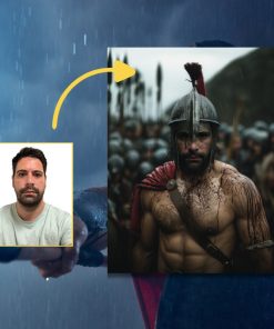 Retrato personalizado espartano 300