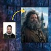 Retrato Hagrid Harry Potter